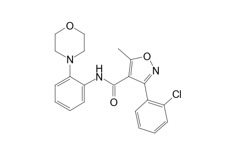 3-(o-Chlorophenyl)-5-methyl-2'-morpholine-4-isoxazolecarboxanilide