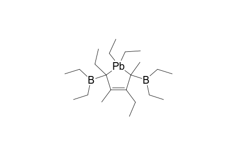 1,1,3,5-TETRAETHYL-2,4-DIMETHYL-2,5-BIS-(DIETHYLBORYL)-3-PLUMBOLENE