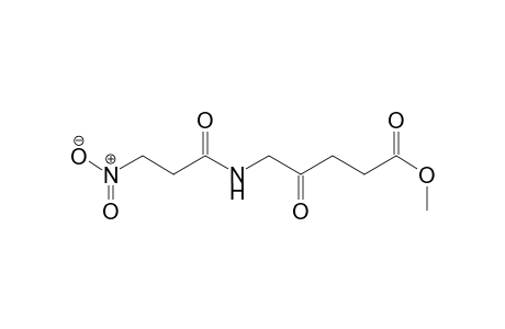 Methyl 5-[ (3-nitropropionyl)amino]-4-oxopentanoate