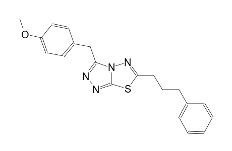 3-(4-methoxybenzyl)-6-(3-phenylpropyl)[1,2,4]triazolo[3,4-b][1,3,4]thiadiazole