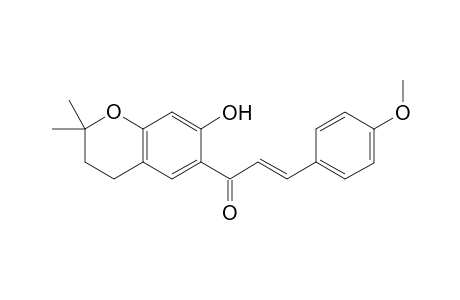 1-(3,4-DIHYDRO-2,2-DIMETHYL-7-HYDROXY-2H-1-BENZOPYRAN-6-YL)-3-(p-METHOXYPHENYL)-2-PROPEN-1-ONE