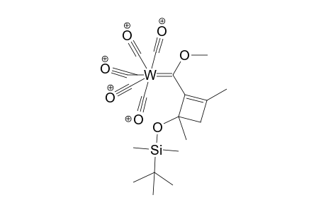 2-[Methoxymethylene(pentacarbonyl)tungsten]-3-tert-Butyldimethylsiloxy-1,3-dimethylcyclobut-1-ene complex