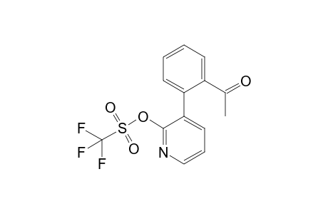 3-(2-Acetylphenyl)-2-pyridinyl trifluoromethanesulfonate