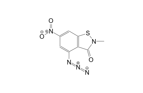 4-azido-2-methyl-6-nitro-1,2-benzisothiazol-3(2H)-one