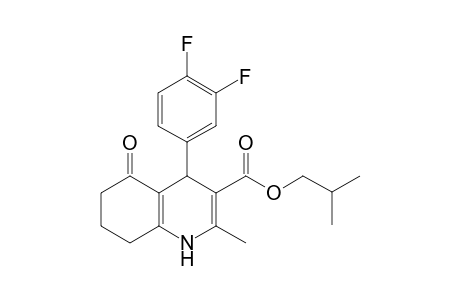 Isobutyl 4-(3,4-difluorophenyl)-2-methyl-5-oxo-1,4,5,6,7,8-hexahydro-3-quinolinecarboxylate