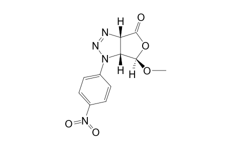 (3aR,4R,6aS)-4-methoxy-3-(4-nitrophenyl)-4,6a-dihydro-3aH-furo[3,4-d]triazol-6-one