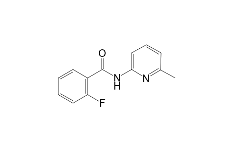 2-Fluoro-N-(6-methylpyridin-2-yl)benzamide