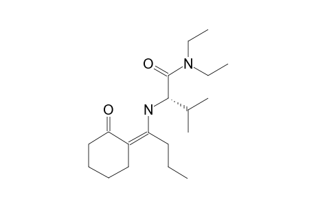 N-[1-(2-Oxocyclohexyldene)butyl]-L-valine diethylamide