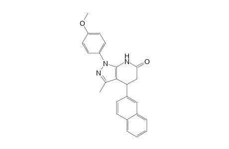 6H-pyrazolo[3,4-b]pyridin-6-one, 1,4,5,7-tetrahydro-1-(4-methoxyphenyl)-3-methyl-4-(2-naphthalenyl)-