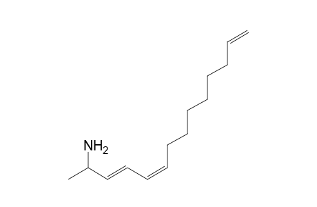 (3E,5Z)-2-tetradeca-3,5,13-trienamine