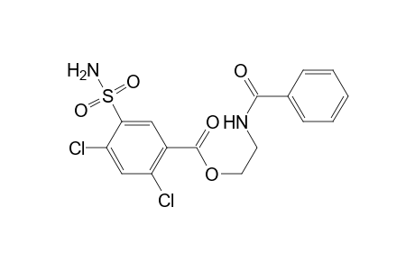 2,4-Dichloro-5-sulfamoyl-benzoic acid 2-benzamidoethyl ester