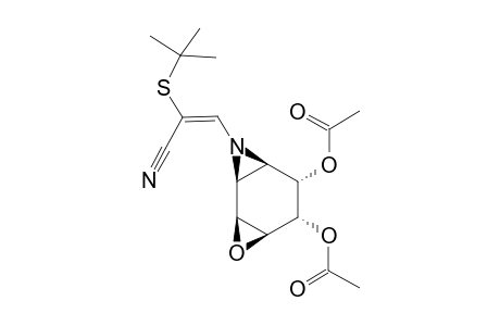 (1S,2S,4S,5R,6S,7R)-5,6-Diacetoxy-8-(E,Z-2'-cyano-2'-tert-butylmercaptoethenyl)-8-aza-3-oxatricyclo[5.2.1.0(2,4)]octane