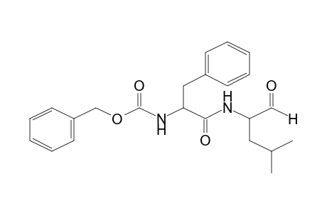 1-Pentanal, (2s)-2-[N-(benzyloxycarbonyl-(R)-phenylalanyl)amino]-4-methyl-