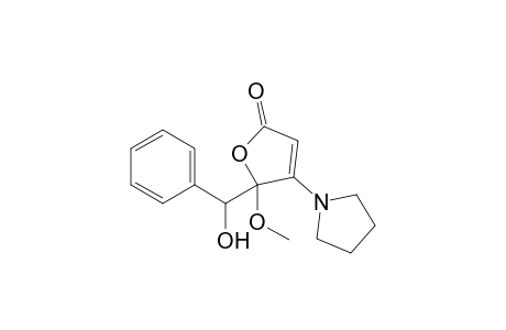 5-Hydroxybenzyl-5-methoxy-4-(pyrrolidin-1-yl)-furan-2(5H)-one