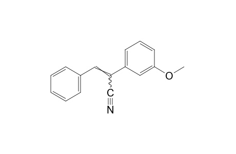 2-(m-Methoxyphenyl)-3-phenylacrylonitrile