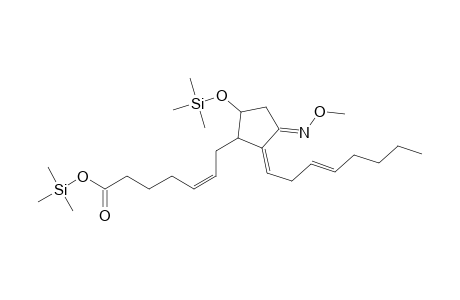 7-(2-(3-octenylene)-3-(methoxyimino)-5-(trimethylsiloxy)-cyclopentyl)hepta-5(Z)-enoic acid trimethylsilyl ester