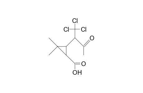 cis-3-(1,1,1-Trichloro-2-oxo-2-butyl)-2,2-dimethyl-1-cyclopropanecarboxylic acid