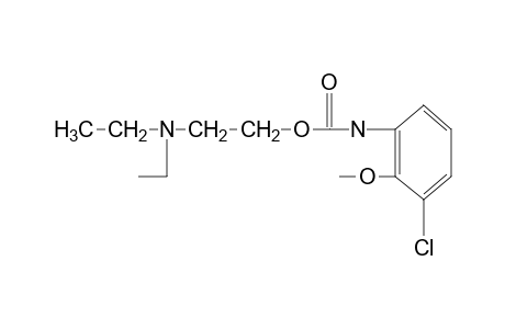 2-(diethylamino)ethanol, 3-chloro-2-methoxycarbanilate (ester)