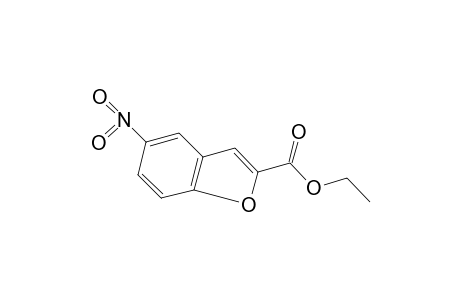 5-nitro-2-benzofurancarboxylic acid, ethyl ester