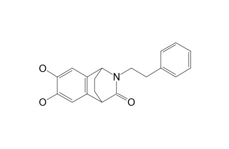 1,4-Ethanoisoquinolin-3(2H)-one, 1,4-dihydro-6,7-dihydroxy-2-(2-phenylethyl)-