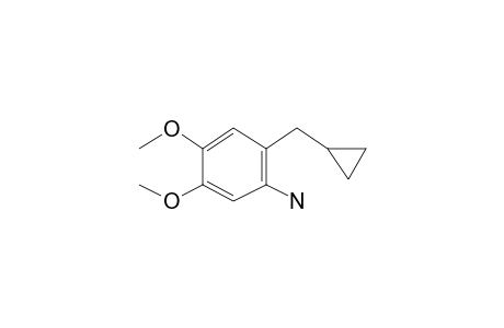 Benzenamine, 2-(cyclopropylmethyl)-4,5-dimethoxy-