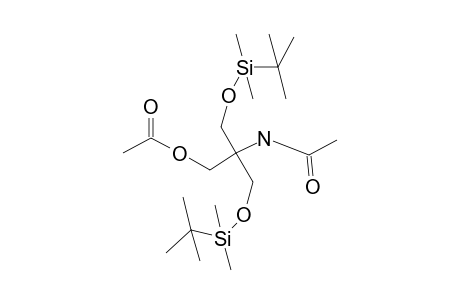 2-Amino-2-(hydroxymethyl)propane-1,3-diol, N,o'-diacetyl-, bis(tert-butyldimethylsilyl) ether