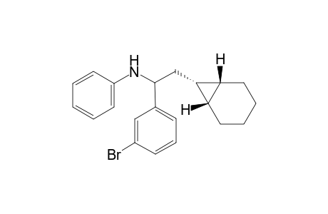 cis-N-(2-(Bicyclo[4.1.0]heptan-7-yl)-1-(3-bromophenyl)ethyl)aniline