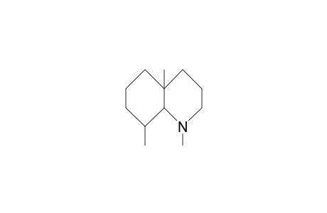 8a,10,N-Trimethyl-trans-decahydro-quinoline