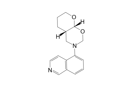 (4aS,8aR)-3-(5-isoquinolinyl)-4,4a,5,6,7,8a-hexahydro-2H-pyrano[3,2-e][1,3]oxazine