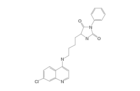 3-Phenyl-5-[4-[7-dichloro-4-quinolyl]amino]butylhydantoin