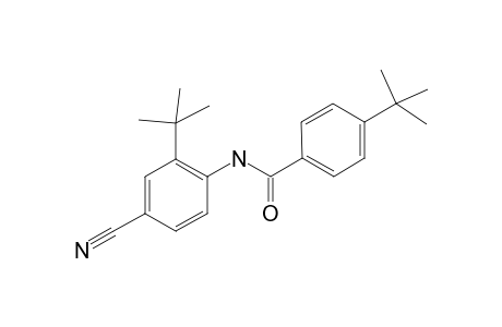 4-Cyano-2-t-butyl-N-(4'-tert-butylphenylamido)benzonitrile