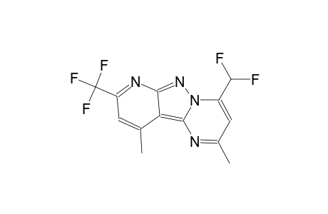 4-(difluoromethyl)-2,10-dimethyl-8-(trifluoromethyl)pyrido[2',3':3,4]pyrazolo[1,5-a]pyrimidine