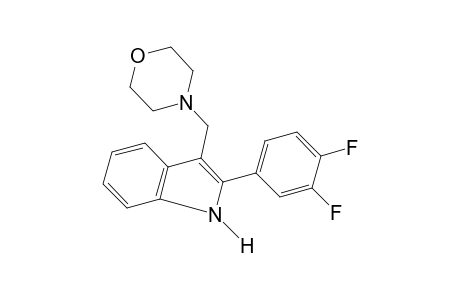 2-(3,4-difluorophenyl)-3-(morpholinomethyl)indole