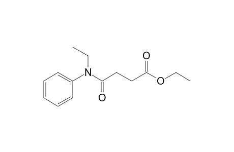 Succinic acid, monoamide, N-ethyl-N-phenyl-, ethyl ester