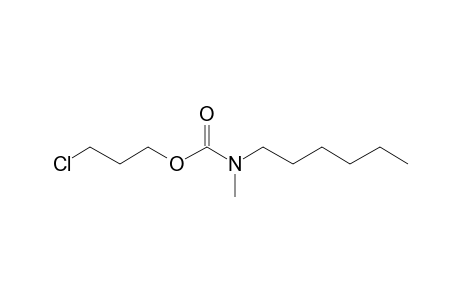 Carbamic acid, N-methyl-N-hexyl-, 3-chloropropyl ester