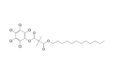 Dimethylmalonic acid, dodecyl pentachlorophenyl ester