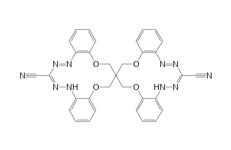 (14Z,14'Z,16E,16'E)-2,2',6,6'-tetraoxa-13,13',14,14',16,16',17,17'-octaaza-4,4'-spirobi[tricyclo[16.4.0.0(7,12)]docosane]-1(18),1'(18'),7,7',9,9',11,11',14,14',16,16',19,19',21,21'-hexadecaene-15,15'-dicarbonitrile