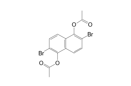 2,6-dibromo-1,5-naphthalenediol, diacetate