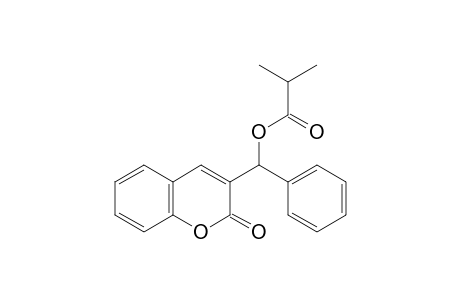 3-(alpha-hydroxybenzyl)coumarin, isobutyrate