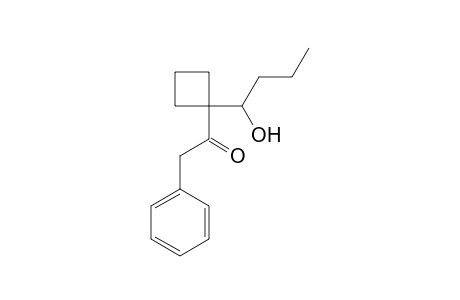 1-Ethanone, 2-phenyl-1-[1-(1-hydroxybutyl)cyclobutyl]