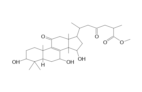 LANOST-8-EN-26-OIC QCID, 3,7,15-TRIHYDROXY-11,23-DIOXO- METHYL ESTER