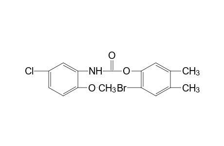 5-chloro-2-methoxycarbanilic acid, 6-bromo-3,4-xylyl ester