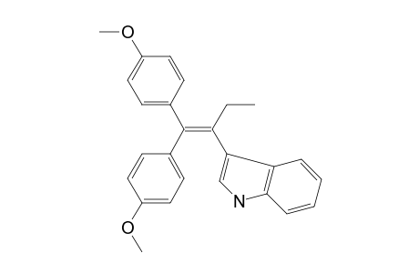 3-[1-ethyl-2,2-bis(4-methoxyphenyl)vinyl]-1H-indole