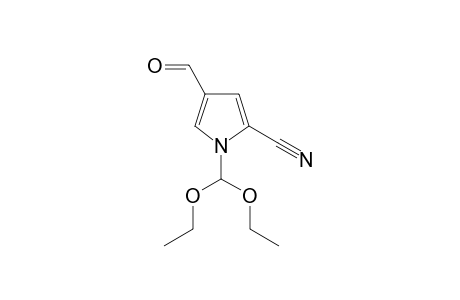 1-(diethoxymethyl)-4-formylpyrrole-2-carbonitrile