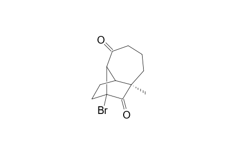 9-Bromo-(7R)-methyltricyclo[5.4.0.0(2,9)]undecan-3,8-di-one