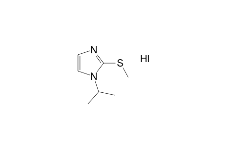 1-isopropyl-2-(methylthio)imidazole, monohydroiodide