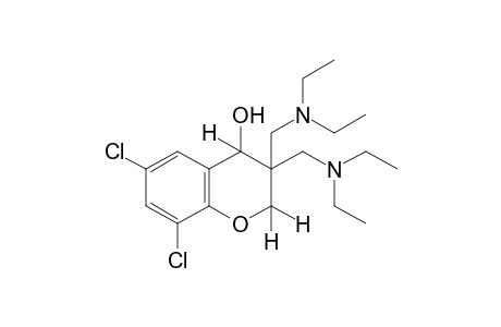 3,3-bis[(diethylamino)methyl]-6,8-dichloro-4-chromanol