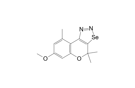 7-Methoxy-4,4,9-trimethylchromeno[4,3-d]selenadiazole