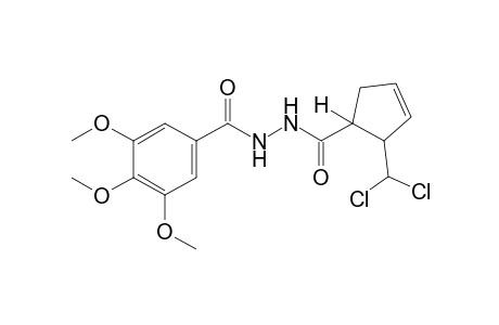 1-{[2-(Dichloromethyl)-3-cyclopenten-1-yl]carbonyl]-2-(3,4,5-trimethoxybenzoyl)hydrazine