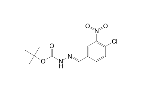 tert-Butyl (2E)-2-(4-chloro-3-nitrobenzylidene)hydrazinecarboxylate